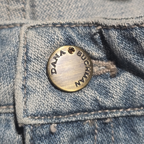 Dana Buchman Ileana Boho Floral Embroidered Beaded Rhinestone Flare Jeans 4 / 27 - Picture 8 of 12